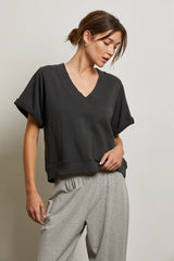 BRIGGS SHORT SLEEVE SWEATSHIRT 071125