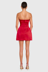 AVALEE BOW SKORT ROMPER 100225