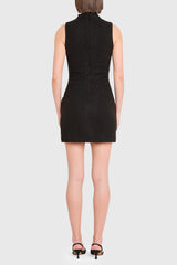 COMO MOCK NECK MINI DRESS 100225