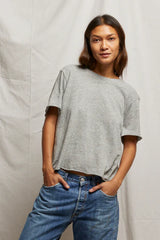 EDDIE BOXY RAW HEM TEE 030425