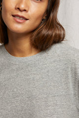 EDDIE BOXY RAW HEM TEE 030425