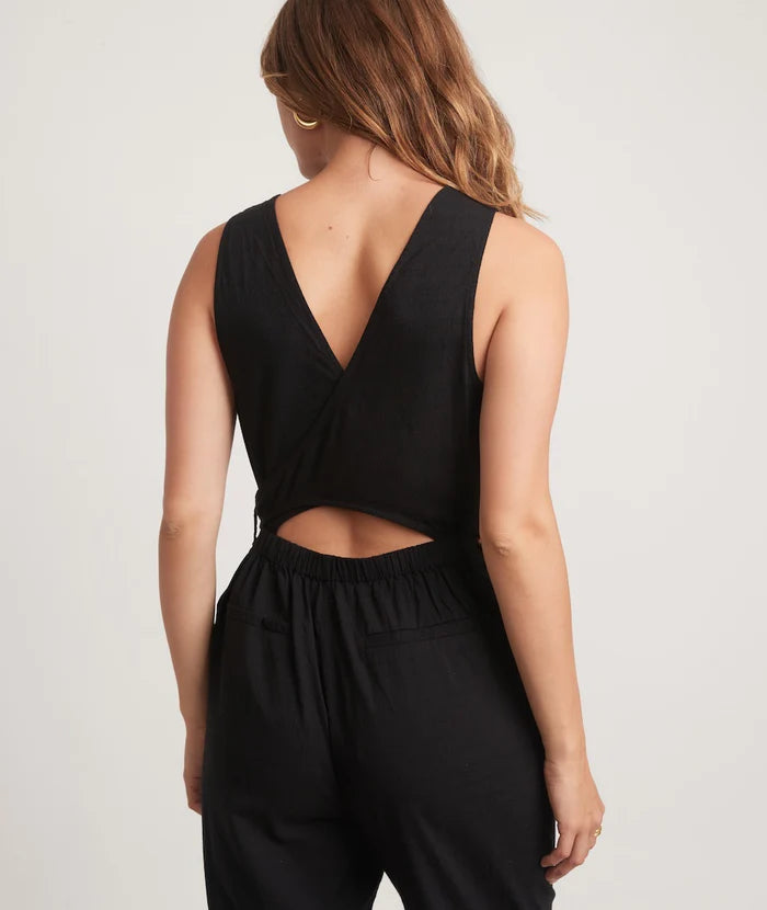 Black halo sales sambora jumpsuit