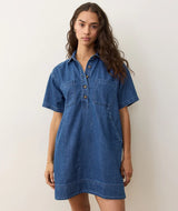 LIZA DENIM MINI DRESS 081825