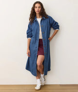 HAYES DENIM TRENCH COAT 081825