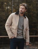 CANVAS ZIP FRONT JACKET 111421