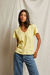 HENDRIX BOXY VNECK TEE 052925