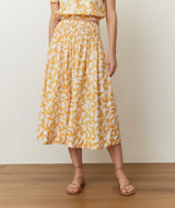 BEA POPLIN MIDI SKIRT 030725