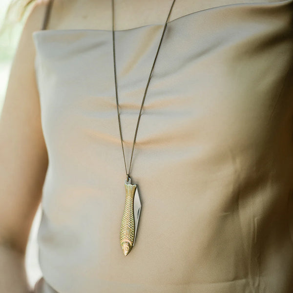 FISH KNIFE NECKLACE