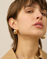 NOUVEAUX PUFF EARRING GOLD 051024