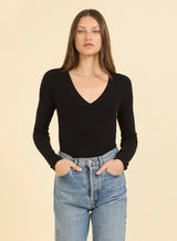 HOLIIE VNECK BODYSUIT 100925