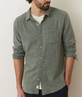 STRETCH SELVAGE STRIPE SHIRT 020225