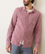 STRETCH SELVAGE STRIPE SHIRT 020225