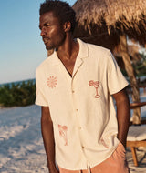 EMBROIDERED RESORT SHIRT 040125