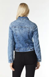 SAMANTHA CROP DENIM JACKET 013125