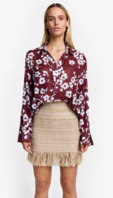 FRINGE MINI SKIRT 050725