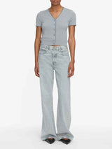 THE CASHMERE MIX TRIM CARDI