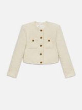 CROPPED BUTTON JACKET 081224