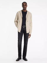 IHSAN TEXTURED ZIP HOODIE 013025