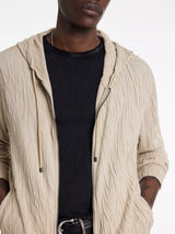 IHSAN TEXTURED ZIP HOODIE 013025