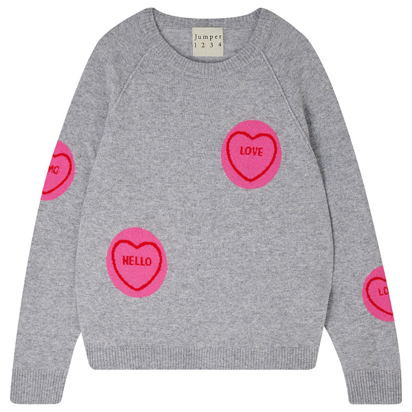 JUMPER1234 LOVE HEARTS SWEATER