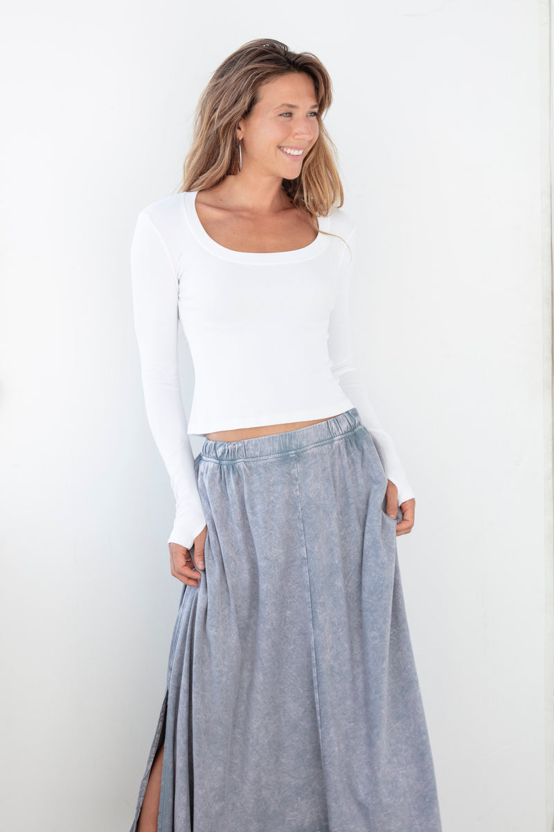 LINEN SKIRT 042325