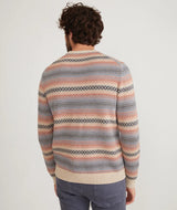 REED JACQUARD CREW SWEATER