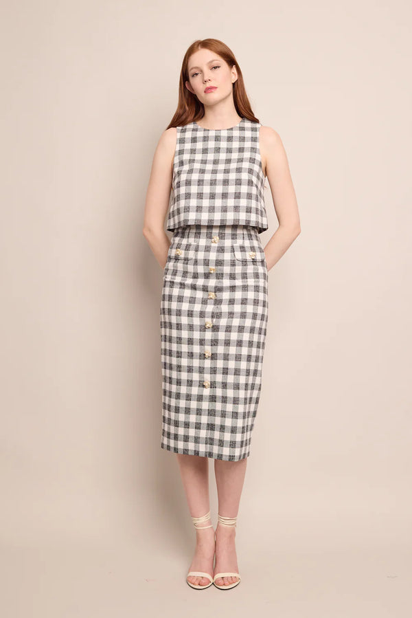 FAYE MIDI SKIRT 041425