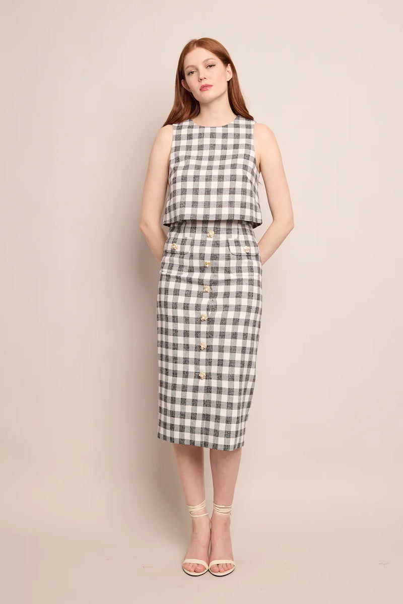 FAYE MIDI SKIRT 041425