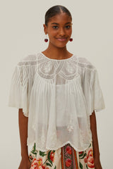 EMBROIDERED BLOUSE 013025