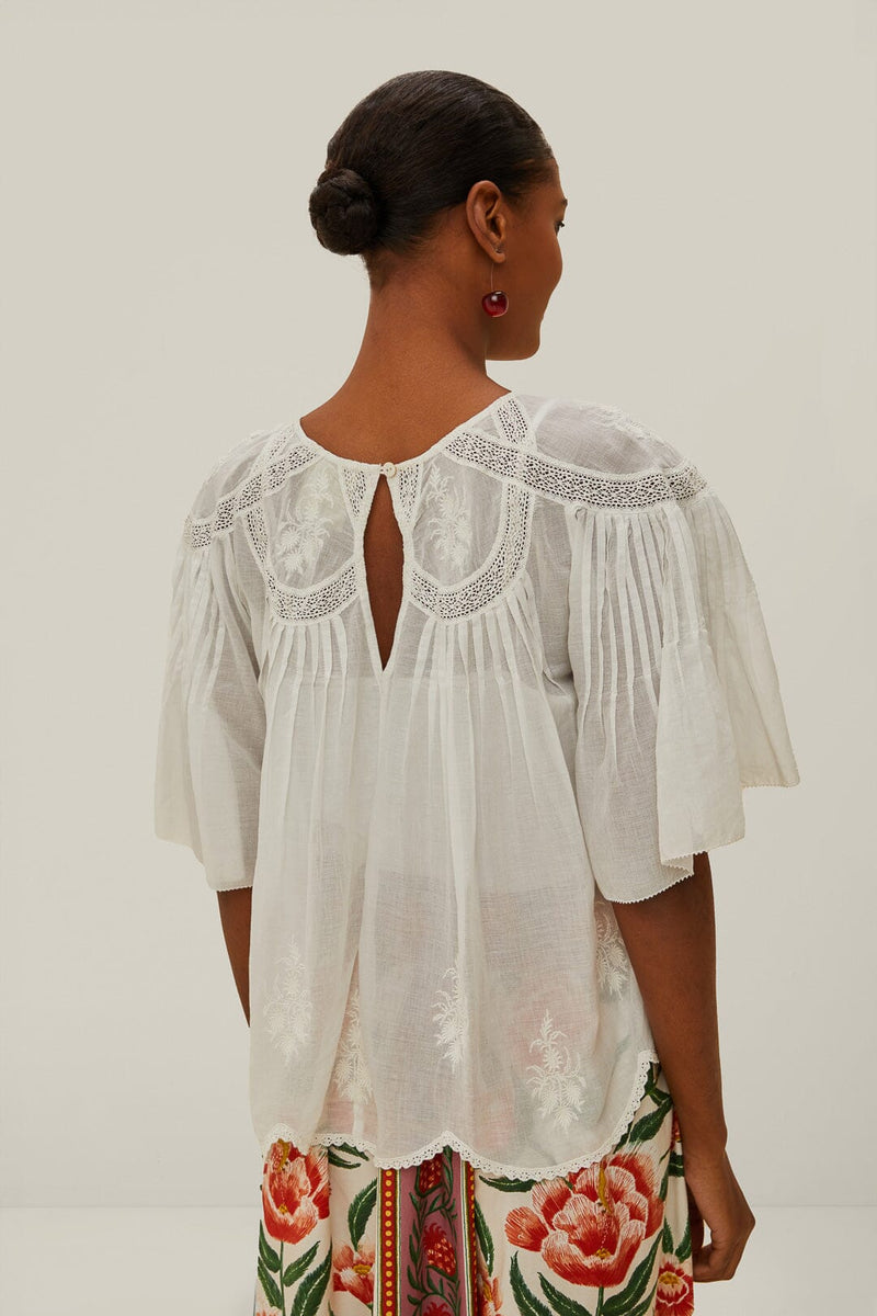 EMBROIDERED BLOUSE 013025