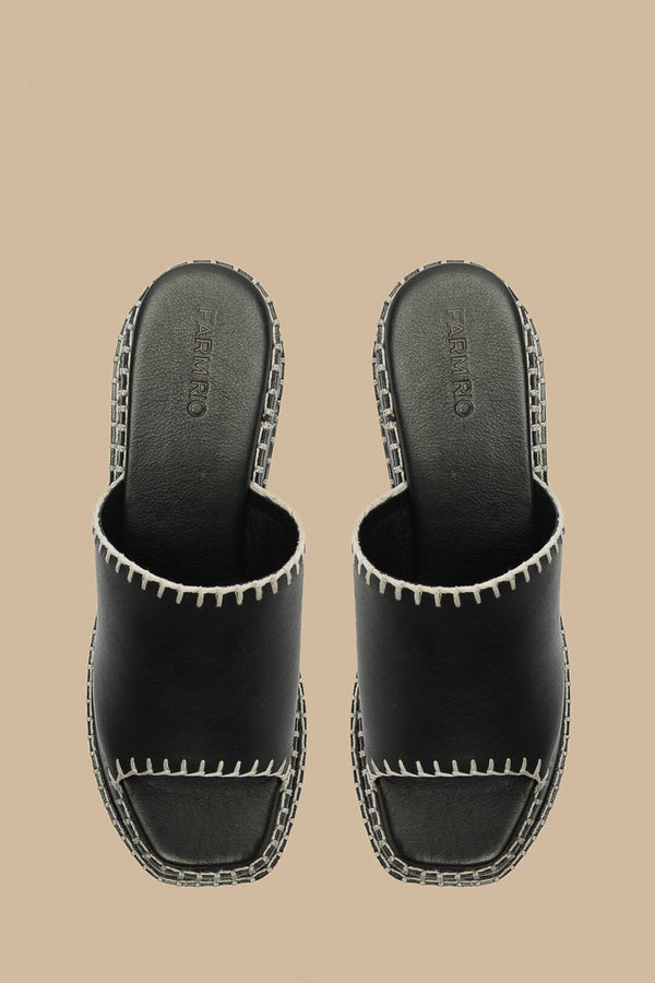 WEDGE MULE SANDAL 031825