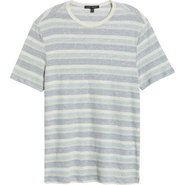 MASINO STRIPE CREW TEE 032125