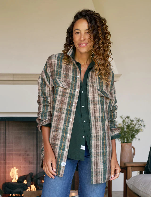 MCLOGHLIN PLAID UTILITY SHIRT 110725