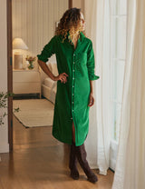 RORY MAXI CORD SHIRTDRESS 091625