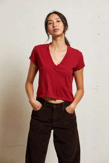 ALANIS RECYCLED V NECK 082625