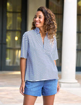 PATTY SHORT SLEEVE HENLEY 032725