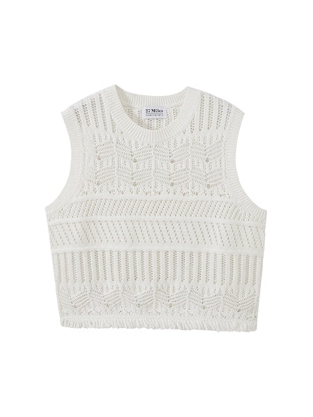 FLORA LACE POINTELLE TANK 033125