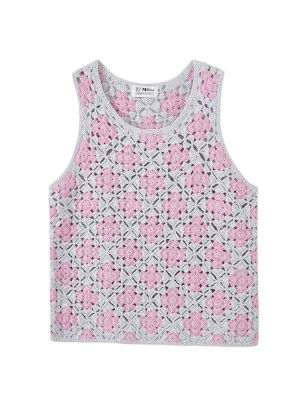 IVANA CROCHET TANK 033125