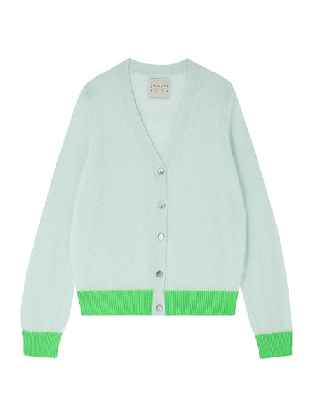 CASHMERE CONTRAST CARDIGAN 020425