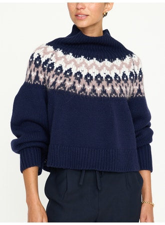 WHITE+WARREN ODESSA FAIRISLE SWEATER 112223