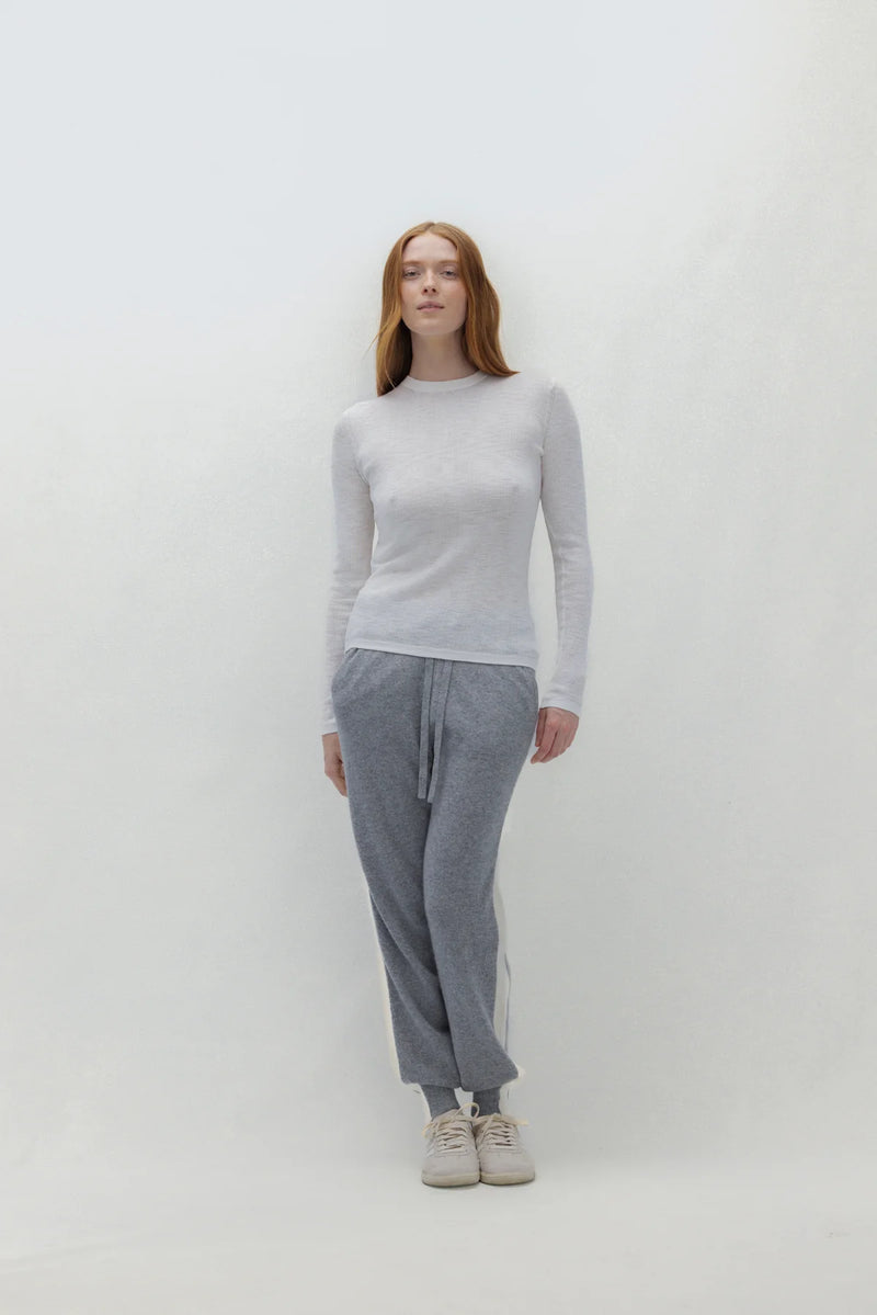 LONG-SLEEVE RIBBED TEE 092925