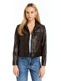 MARIBEL FX LEATHER JACKET