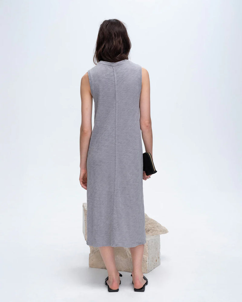SLUB JERSEY MIDI DRESS 040925