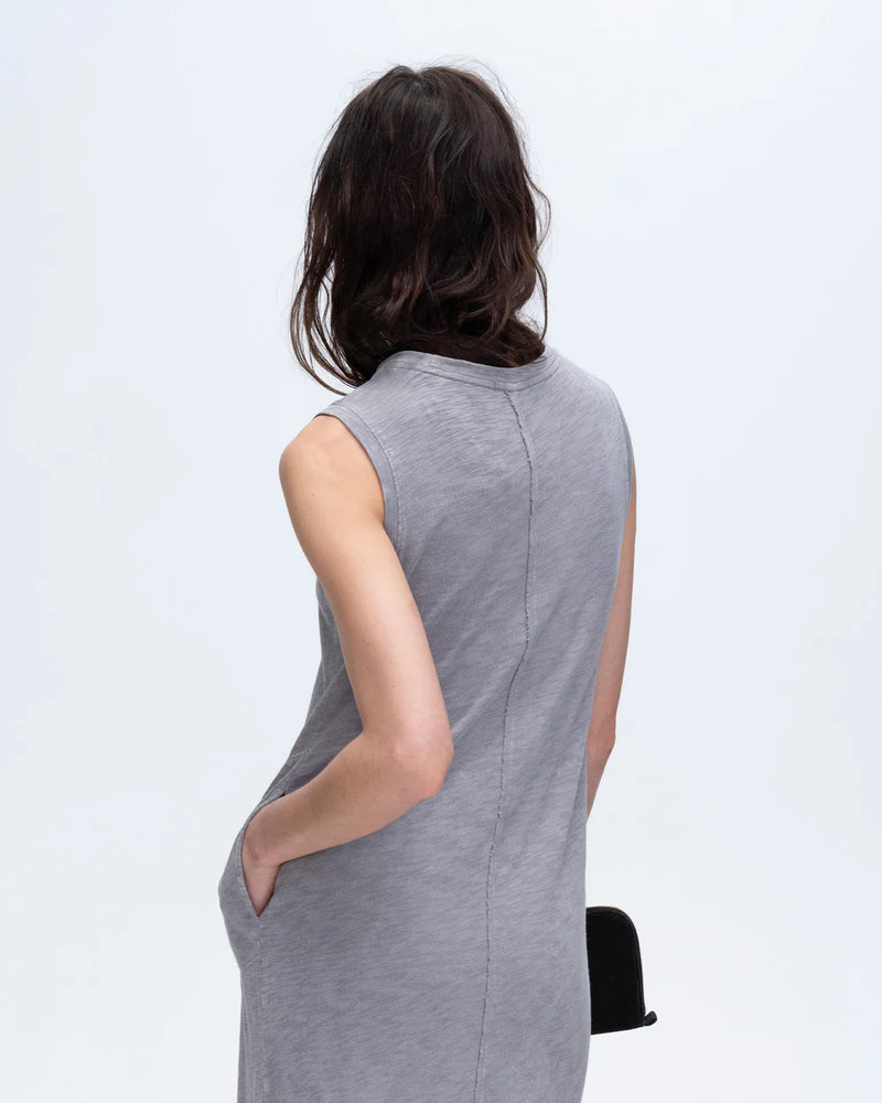 SLUB JERSEY MIDI DRESS 040925