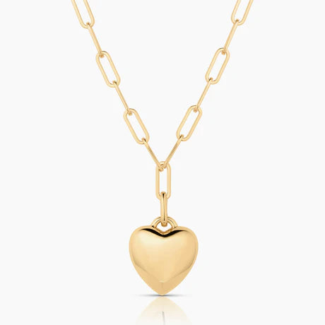 AURELIE HEART CLIP NECKLACE
