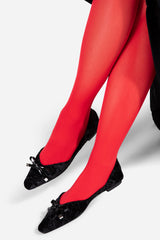 CECILIA VELVET BALLET FLAT 120425