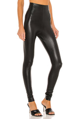 PERFECT CONTROL FAUX LEATHER LEGGING
