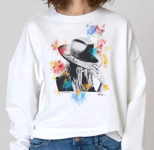 ON THE VERGE COZY SWEATSHIRT 100625