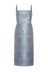 CARLIE JACQUARD DRESS 123024