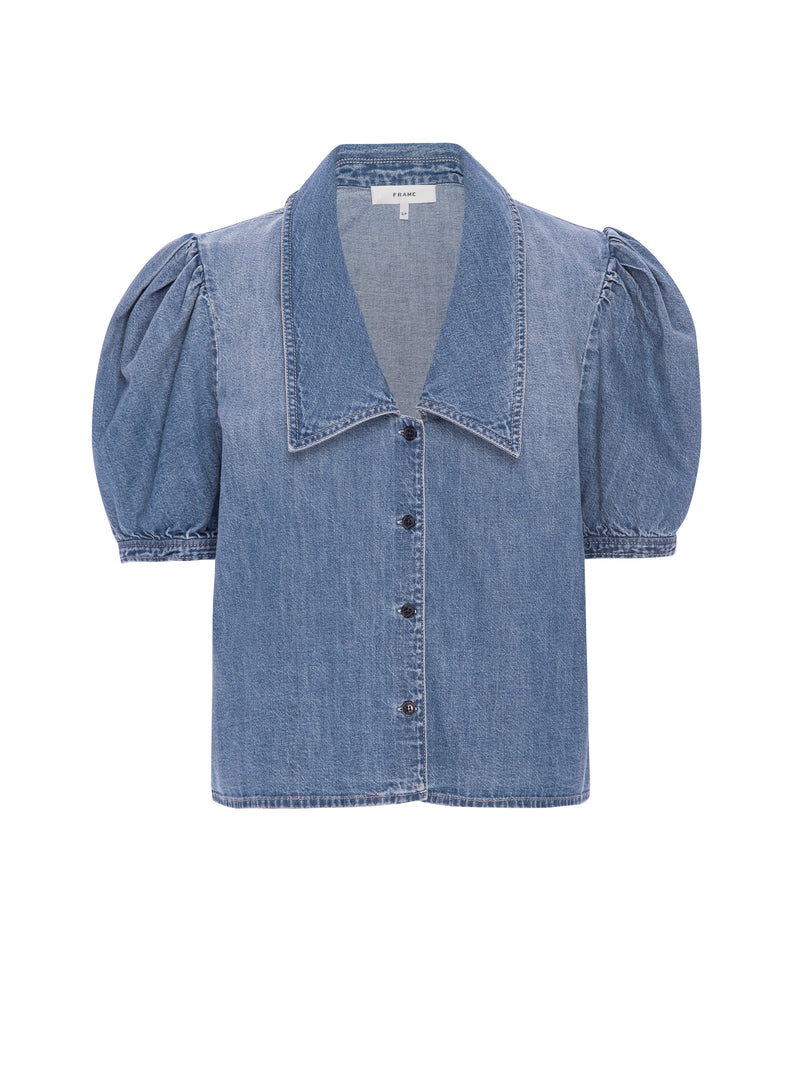 DENIM SAILOR BLOUSE 072724